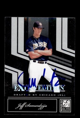 Signed Baseball Card Auto Jeff Samardzija 2007 Donruss Elite #23 Cubs Notre Dame - Image 1 of 2