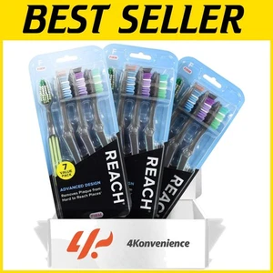 Reach Advanced Toothbrush Set - 3x7 Pack for Ultimate Oral Hygiene Efficiency - Picture 1 of 11