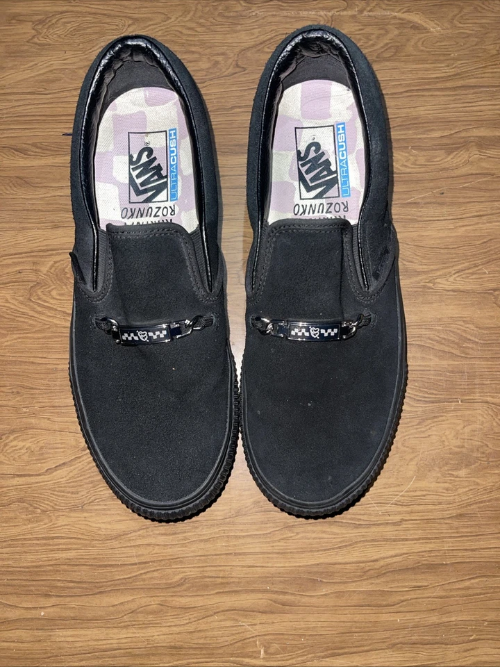 Mocasines de plataforma Vans × Karina Rozunko, negros, talla 7,5 Foto 1 de 4