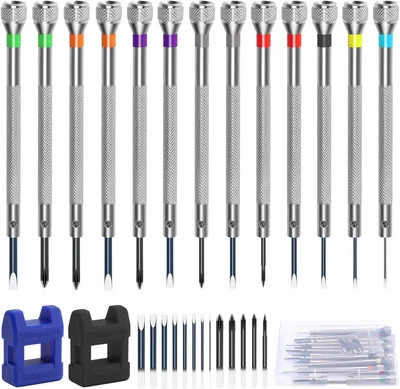 13Pcs Watch Screwdriver Set, Watchmakers Screwdrivers Precision Screwdriver Set - Image 1 of 4