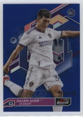 2023 Topps Finest MLS Blue Refractor /150 Julian Aude Julián Aude #79 Rookie RC - Image 1 of 2