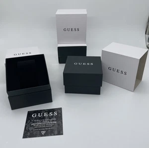 ✅ NEW AUTHENTIC GUESS WATCH EMPTY PRESENTATION DISPLAY STORAGE BOX - Picture 1 of 3