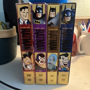 BATMAN The Animated Series Volumes 1-4 DVD Box Sets DC Comics Classic Collection - Picture 1 of 3
