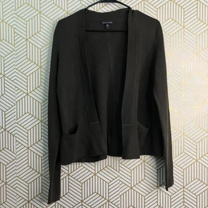 Cárdigan suéter Eileen Fisher para mujer seda/algodón frente abierto talla S marrón oscuro - Imagen 1 de 9