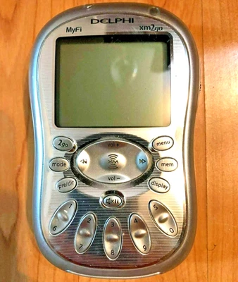 *UNTESTED* DELPHI MYFI XM2GO PORTABLE SATELLITE RADIO RECEIVER HANDHELD SILVER - Image 1 of 2