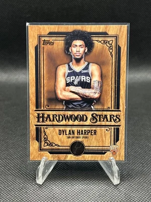 2025-26 Topps Rookie Hardwood Stars SSP #HS-12 Dylan Harper RC Spurs Case Hit - Image 1 of 4