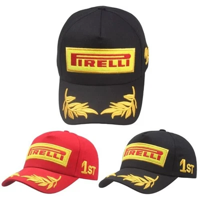 UNKNOWN Sombreros/Broidery Baseball Cap for Pirelli F1 Racing gorra de béisbol gorras regalo
