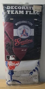 MLB WASHINGTON SENATORS Baseball Team FLAG 28"x44" House Flag Sealed (TR6) - Picture 1 of 4
