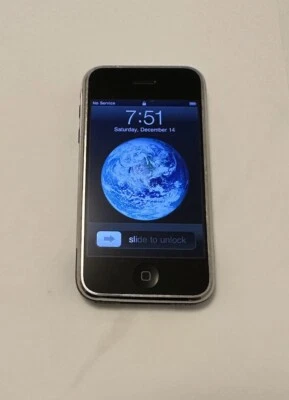 Apple iPhone 1st Generation - 8GB - Black (AT&T) A1203 (GSM) C80 - Image 1 of 4