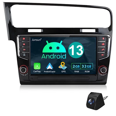 Carplay 9" Android 13 Radio Für VW Golf 7 VII mit GPS NAVI WIFI DSP RDS 2GB+32GB - Bild 1 von 4