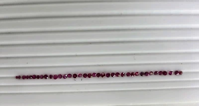 Genuine Natural 38  Loose Round Ruby Deep Red 4.70ct - Image 1 of 4