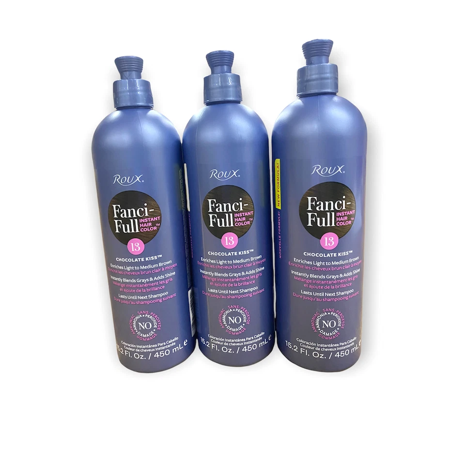 Roux Fanci-full Temporary Color Rinse 13 Chocolate Kiss 15.2 Oz