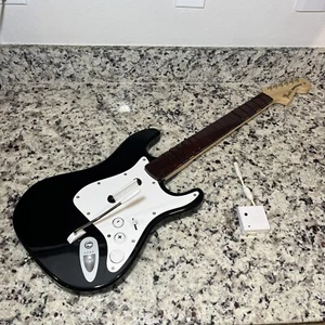 NINTENDO Wii Harmonix RockBand NWGTS2 Fender Stratocaster Guitar WITH DONGLE - Picture 1 of 6