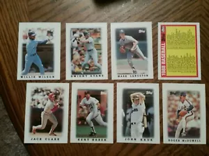 1988 Topps Major Mini Card Lot 8 - Picture 1 of 1
