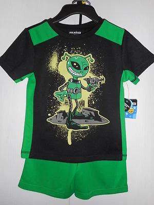 Joe Boxer Boys Pajama Set Shorts Summer Polyester Youth Size XS 4/5 NWT - Image 1 of 4