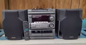 Aiwa NSX505 Retro Hifi System Bluetooth, Radio, Karaoke, Aux, Cassette, Speakers