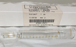 KIMBLE KONTES 570051-2525 Konzentrator Tube 25 ml, 170 mm KOSTENLOSER Versand - Bild 1 von 3
