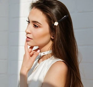 Four-leaf clover bangs clip side clip hairpin ponytail clip (2 pieces) - Picture 1 of 6