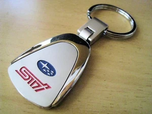 SUBARU KEY CHAIN RING FOB IMPREZA LEGACY OUTBACK FORESTER 2023 2024 CHROME - Foto 1 di 1