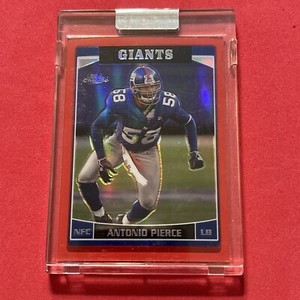2006 Topps Chrome Uncirculated ANTONIO PIERCE Red Refractor #'d 6/259
