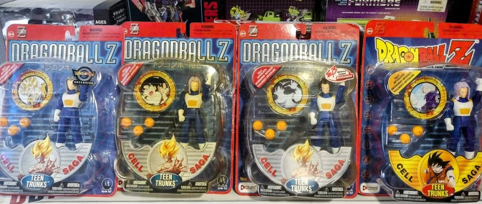 Dragon Ball Z Cell Saga Teen Trunks Act. Lote de 4 juguetes Fig.Irwin edición exclusiva  Foto 1 de 1