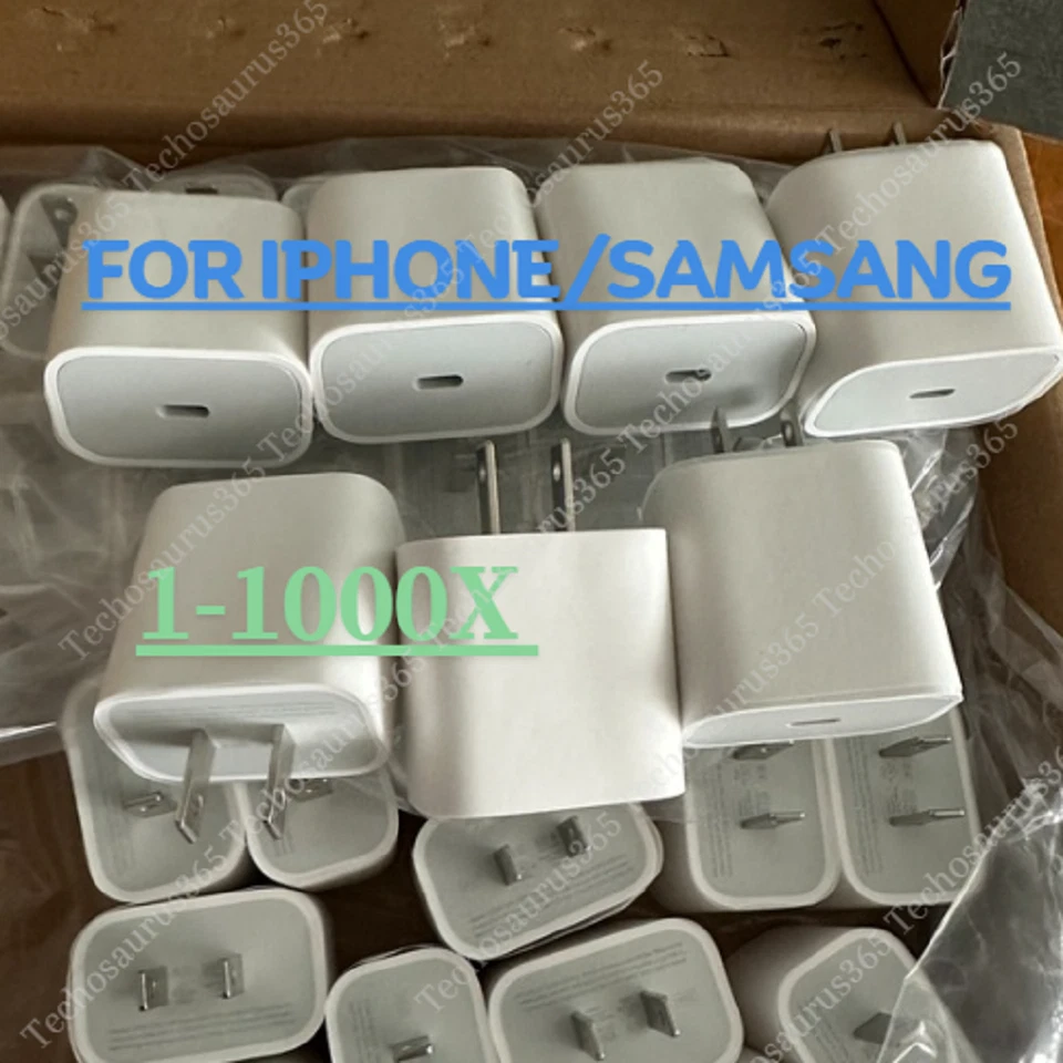  Lot 20W USB-C Type C Fast Charger Power Adapter Block For iPhone 15 14 13 12 16 - Image 1 of 4