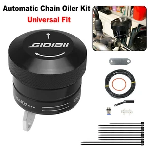Automatischer Motorrad Kettenöler Kit Universal Motorcycle Chain Oiler Schwarz - Picture 1 of 12