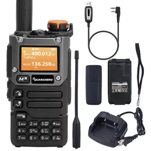 Quansheng UV-K5 8 UV-K6 VHF UHF Dual-Band Portable Two-way Radio + Program Cable - Picture 1 of 10