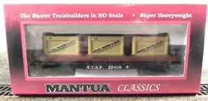 HO 40' A.T.S.F. AUTO PIATTA con 3 CASSE MANTOVA - Modello Power Nuovo 727001 - Foto 1 di 4