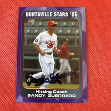 2005 Huntsville Stars Sandy Guerrero Auto Signed Autograph