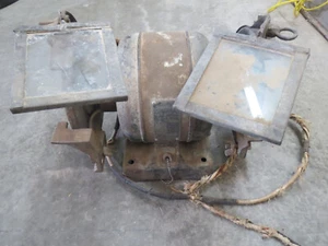 Antike 30er Jahre Companion 6" Tischschleifmaschine / Sears Rehbock / Original - Bild 1 von 10