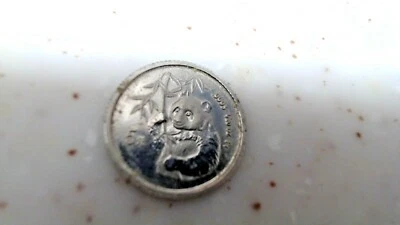 1995 5 yuan 1/20 oz .9995 platina panda chinês  - Imagem 1 de 2