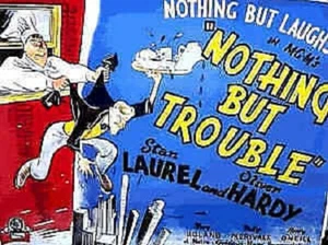 PÓSTER DE PELÍCULA NOTHING BUT PROBLEM QUAD (Laurel & Hardy) - Imagen 1 de 1