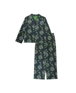 Disney Pixar Lightyear Printed Top & Pajama Pants Big Boys 8 Multi Front Button - Picture 1 of 22