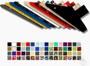 WD Custom Pickguard For Left Hand Gibson 2010-Present Explorer - Picture 1 of 88