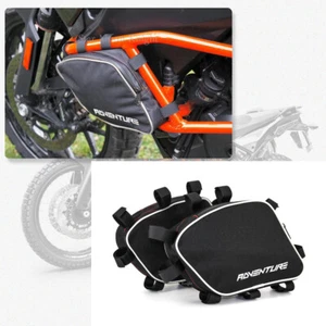 Motorcycle Frame Crash Bars Waterproof Bag For 1050 1090 1190 1290 ADV - Picture 1 of 17