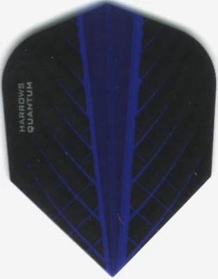 Blue Harrows QUANTUM Dart Flights: 3 per set