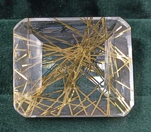159.40 Ct Emerald Yellow Rutilated Quartz Certified Transparent Loose Gems 5AIW - Picture 1 of 7
