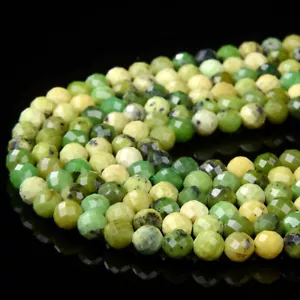 5MM Chrysoprase Gemstone Micro Faceted Round 15 inch (80009129-P14) - Picture 1 of 3