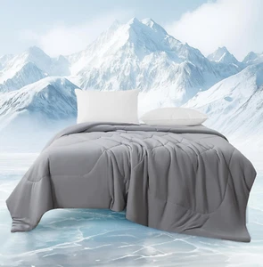 Cooling Comforter Queen Size, Soft Breathable Cooling Blanket for Hot Sleepers a - Picture 1 of 12