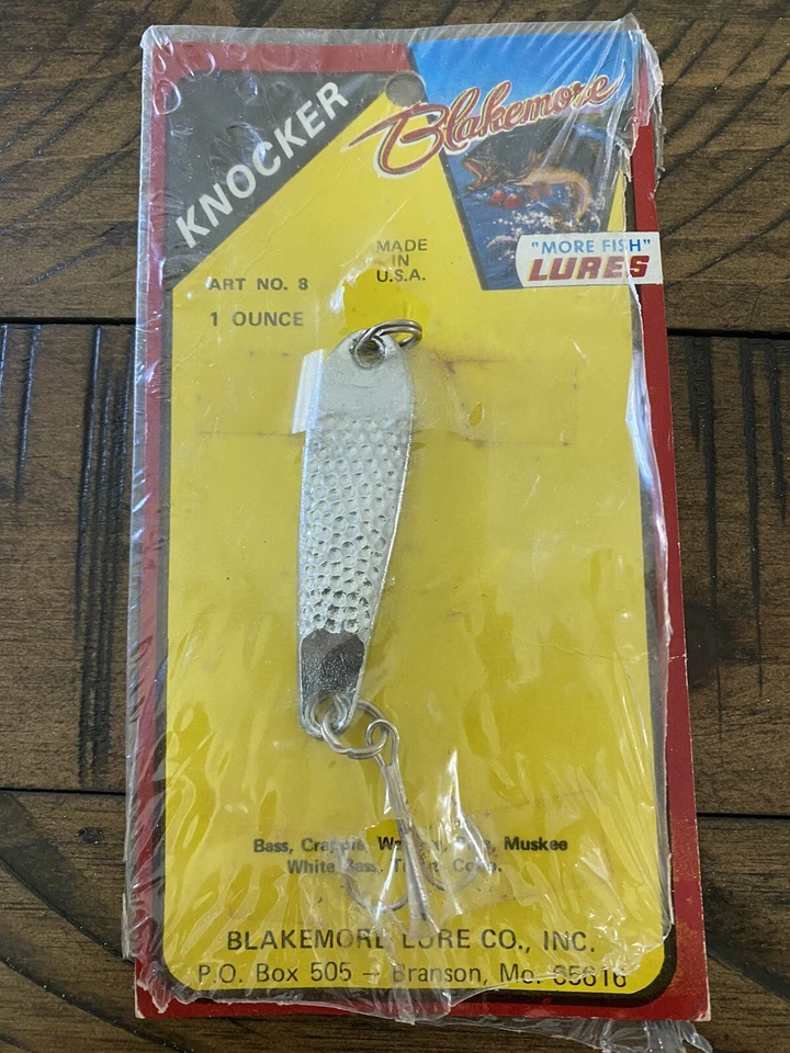 Cuchara vintage Blakemore Knocker 1 onza nueva en paquete en tarjeta Foto 1 de 1