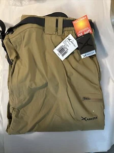 NEW Arctix Men's Cliff Convertible Trail Pant, Khaki,3X-Large / 34" Inseam,UPF50 - Picture 1 of 18