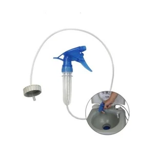 Extended Reach Chemical Toilet Water Spray Bidet Cleaner Attachment 55cm Hose - Picture 1 of 16