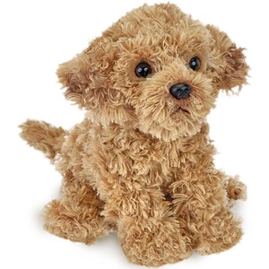 Perro de peluche caramelo de 13 pulgadas - animal de peluche para cachorro - Doodles the Labradoodle - Imagen 1 de 7