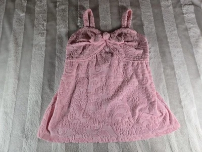 Top Janie and Jack Floral Terry Jacquard Rosa Talla 12 Niñas Foto 1 de 4