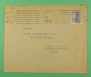 DR WHO 1932 SPAIN OVPT TO USA R02489 - Picture 1 of 2