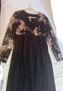JJ’s House XL Black And Rose Good Sequins Dress - Picture 1 of 7