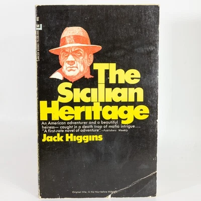 The Sicilian Heritage In the Hour Before Midnight Jack Higgins Mafia Crime Novel Foto 1 de 4