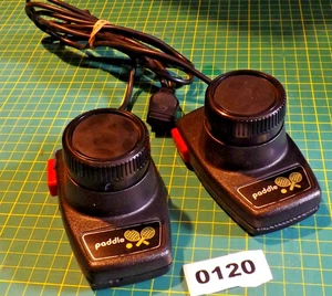 Pair of Official Genuine Atari 2600 Paddle Controllers - untested - Picture 1 of 3