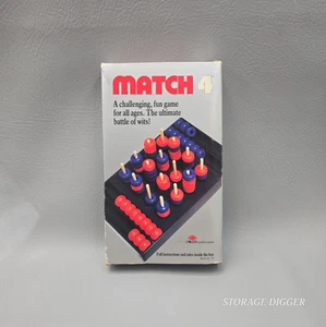 Vintage Hilco Match 4 Strategie Brettspiel The Ultimate Battle of Wits Komplett Box - Bild 1 von 8